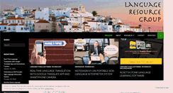 Desktop Screenshot of languageresourcegroup.com